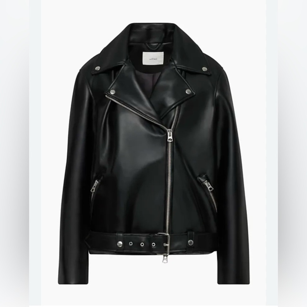 Aritzia Wilfred leather jacket